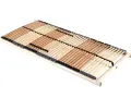 Flexibler Lattenrost 140x200 aus Holz mit verstellbaren Zonen für optimalen Liegekomfort.